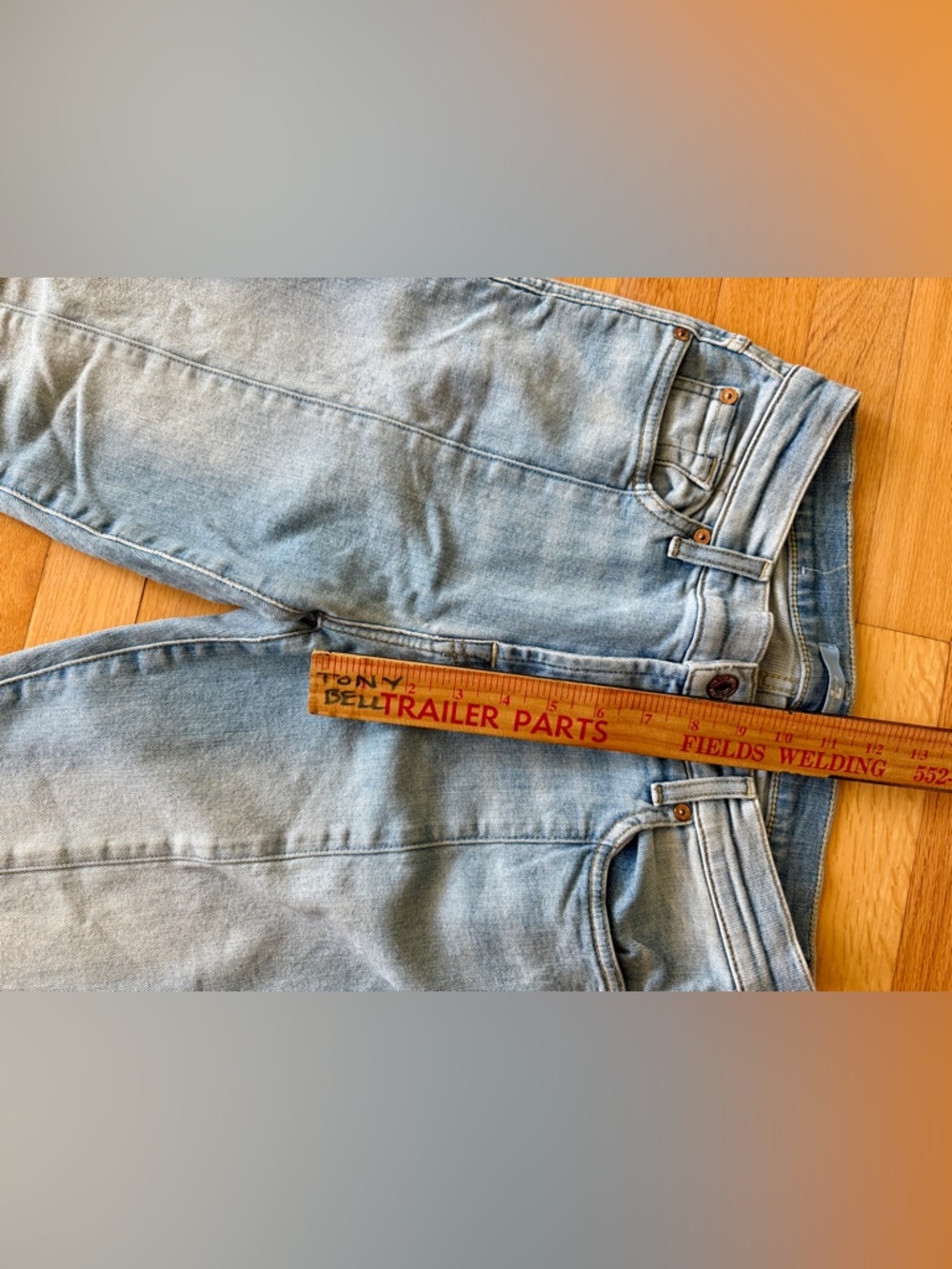 7 for All Mankind stretch denim skinny cropped ankle jeans women’s 28 - Picture 4 of 10